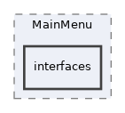 Services/MainMenu/interfaces